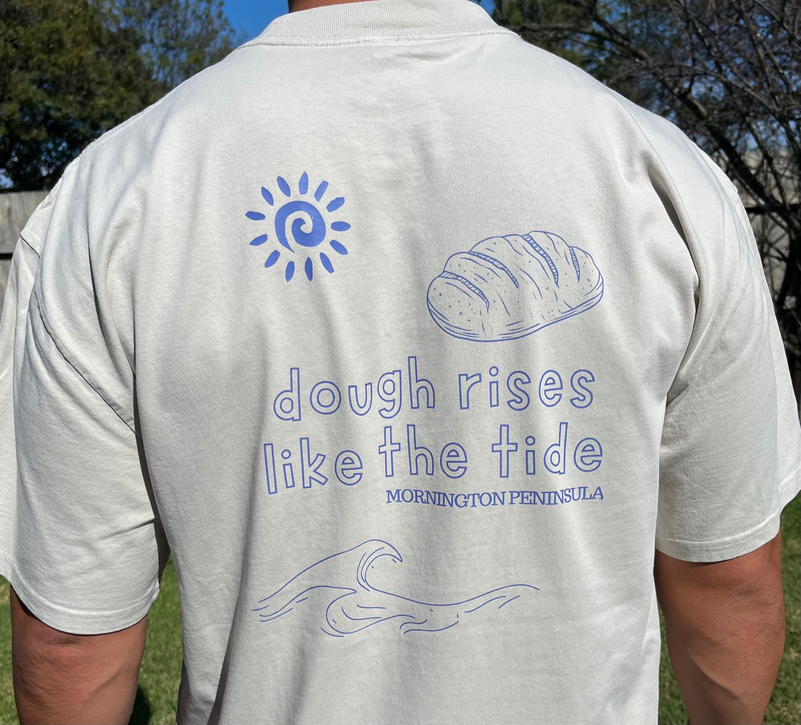 Rising Tide Tee - Beige + Blue